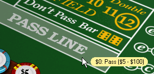 Pass Line Bet